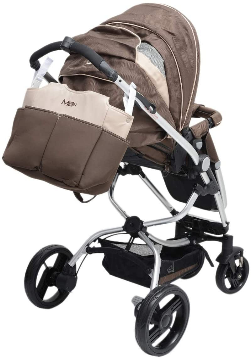 Moon 62270299 3 in 1 Spider Baby Stroller -Brown - MOON - Baby City - Moon - Moon 62270299 3 in 1 Spider Baby Stroller -Brown - Brown - Baby Strollers - 2