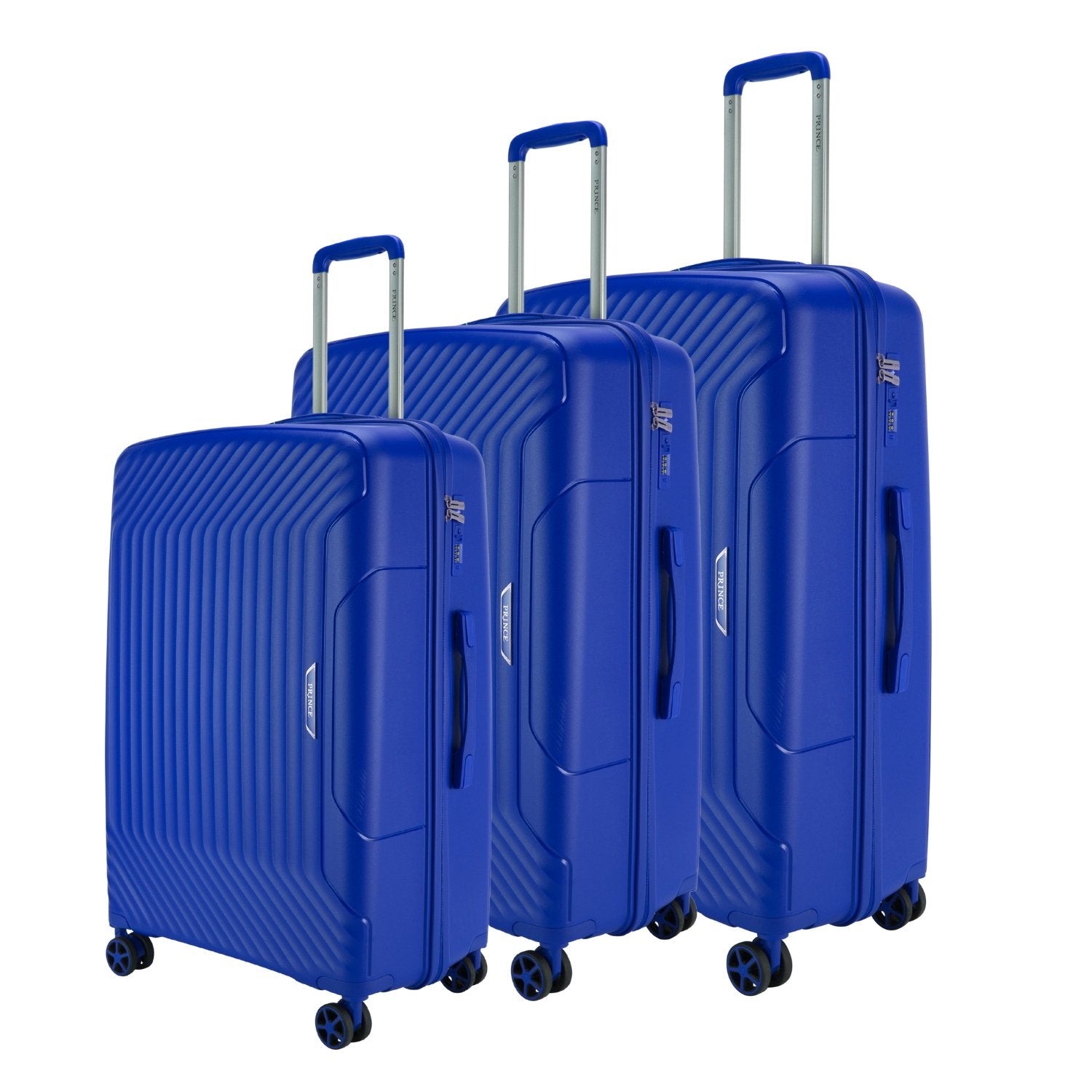 Prince Upright Suitcase Set of 3-Red
