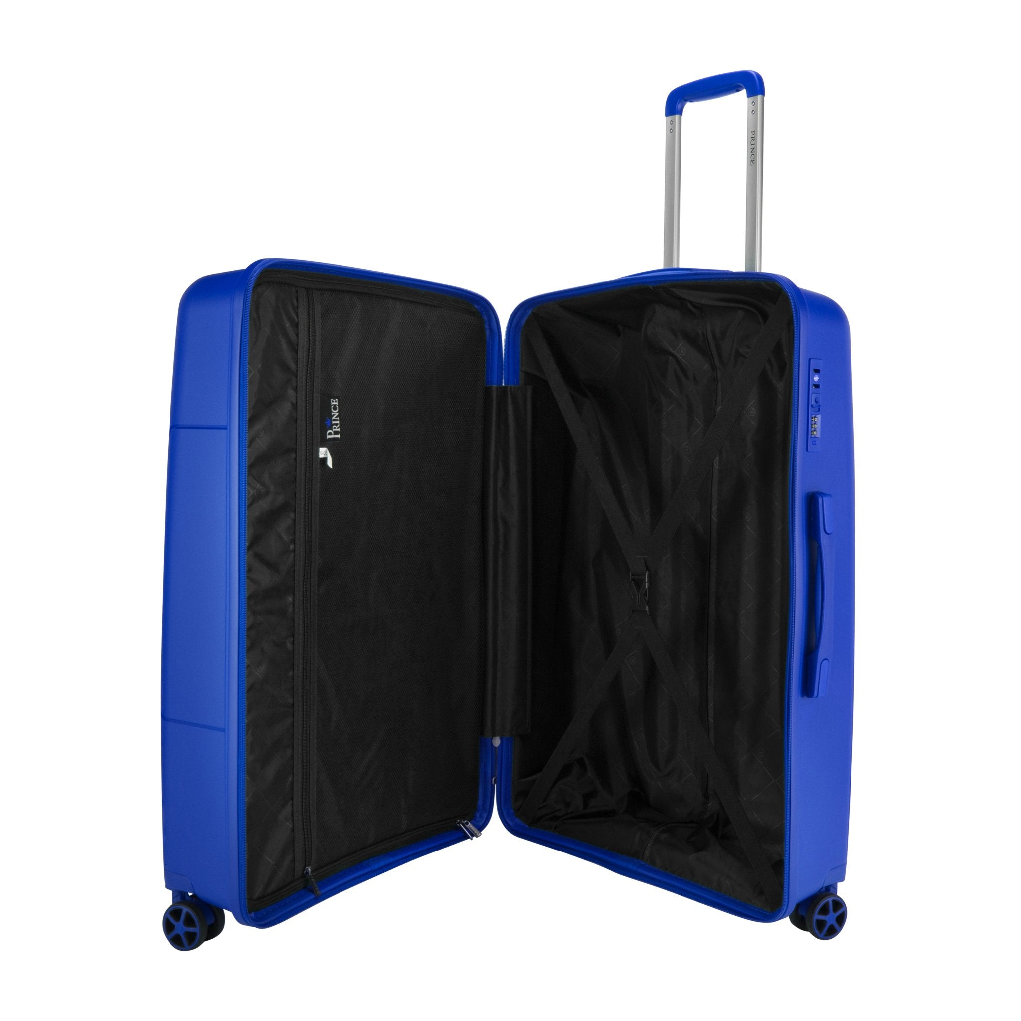 Prince Upright Suitcase Set of 3-Navy