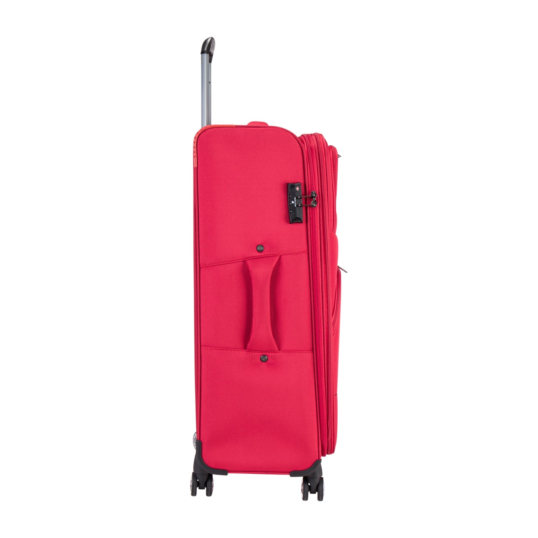 PC Softcase Trolley Set of 3 - Red - MOON - Luggage & Travel Accessories - Pierre Cardin
