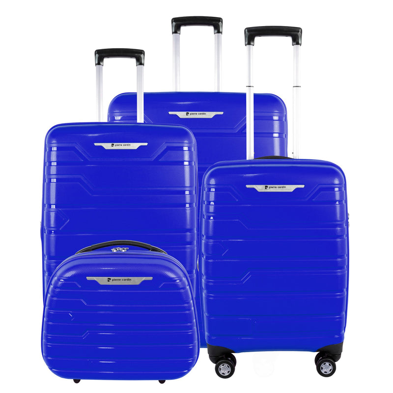 Pierre Cardin Hardcase Trolley Set of 4- White PC86307 - MOON - Luggage & Travel Accessories - Pierre Cardin - Pierre Cardin Hardcase Trolley Set of 4- White PC86307 - Navy - Luggage - 10