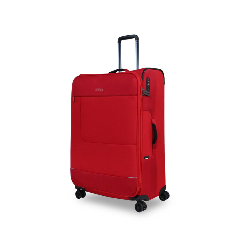 Pierre Cardin Softcase Airlite Collection-Set Of 3 Red - MOON - Luggage & Travel Accessories - Pierre Cardin - Pierre Cardin Softcase Airlite Collection-Set Of 3 Red - Red - Luggage set - 3