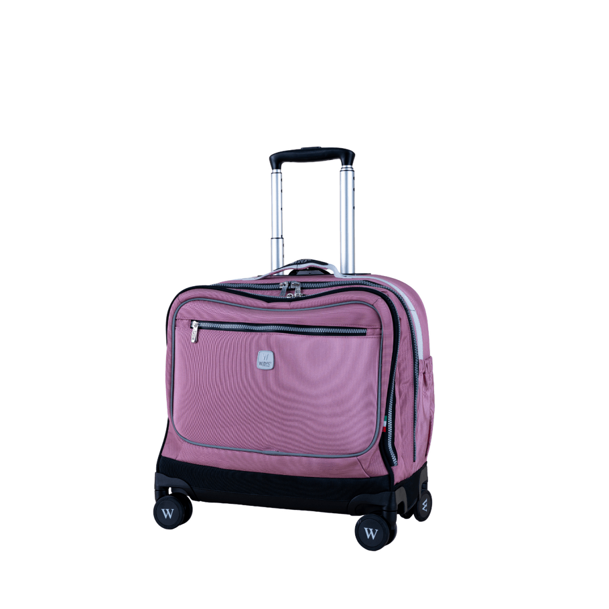 Purple 8 Wheels School Bag Trolley Set of 4(Lunch Bag & Pencil Case)+Lunch Box - MOON - Back 2 School - Wires