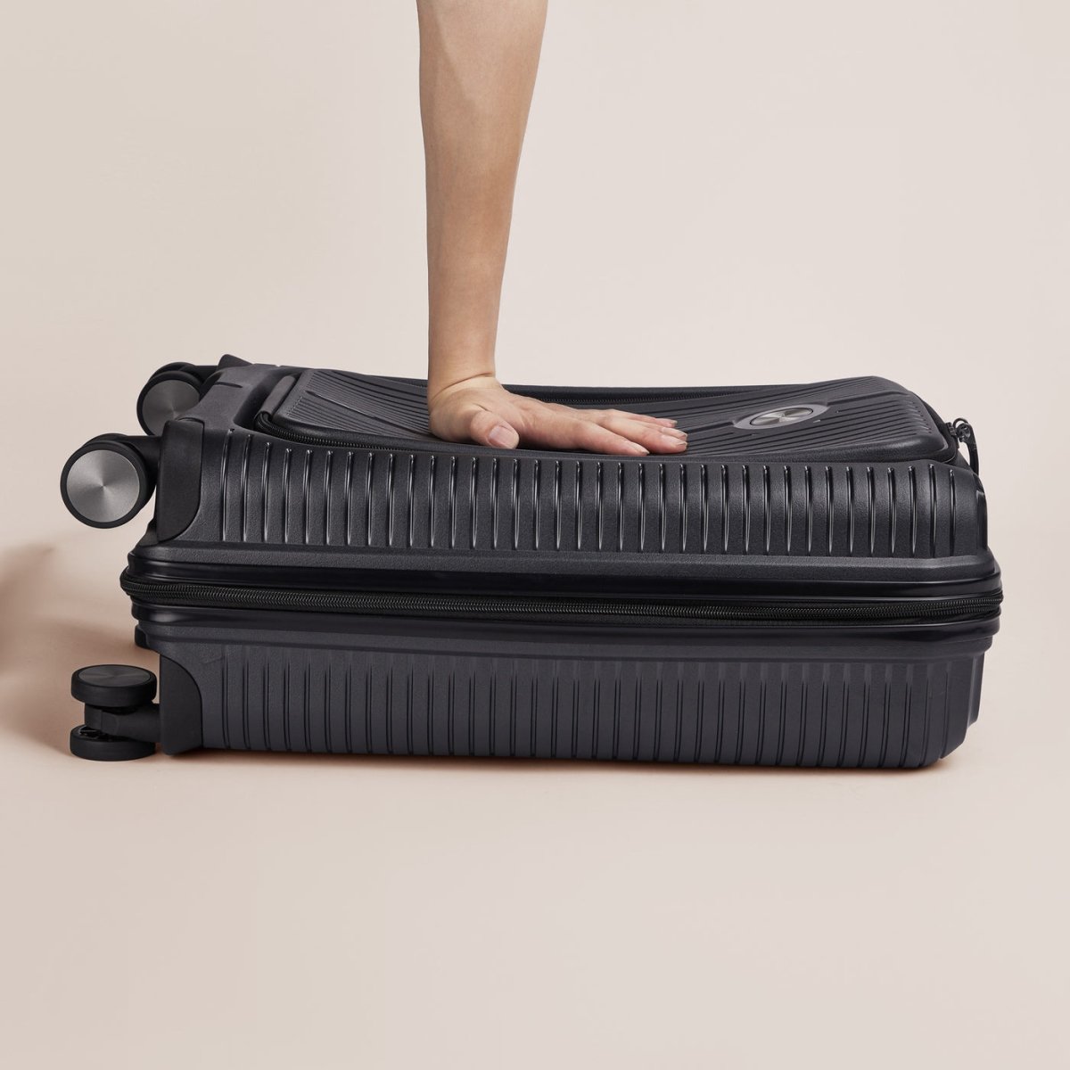 Rome Monti Suitcase Carry on Front Pocket 20" - MOON - Luggage & Travel Accessories - Verage