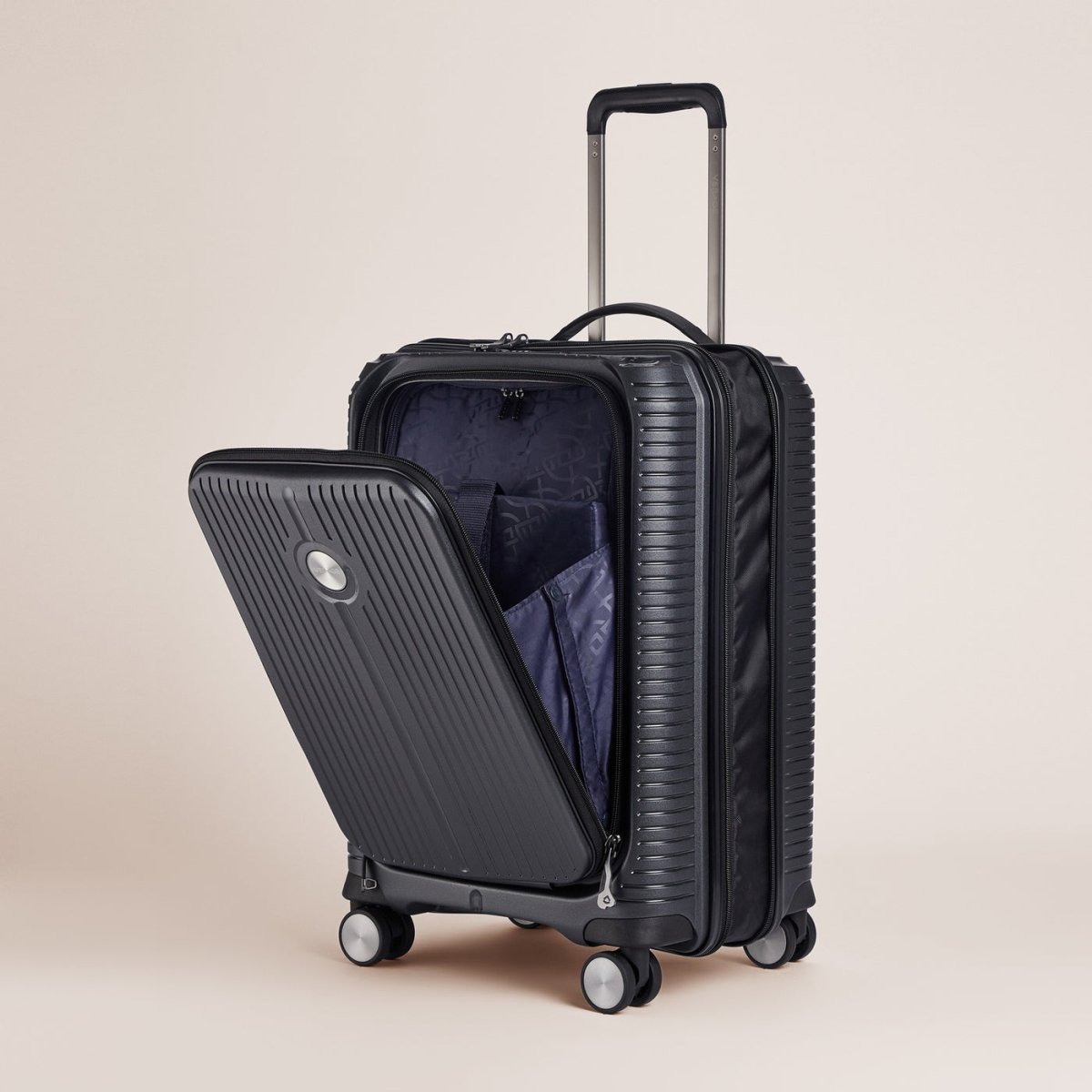 Rome Monti Suitcase Carry on Front Pocket 20" - MOON - Luggage & Travel Accessories - Verage