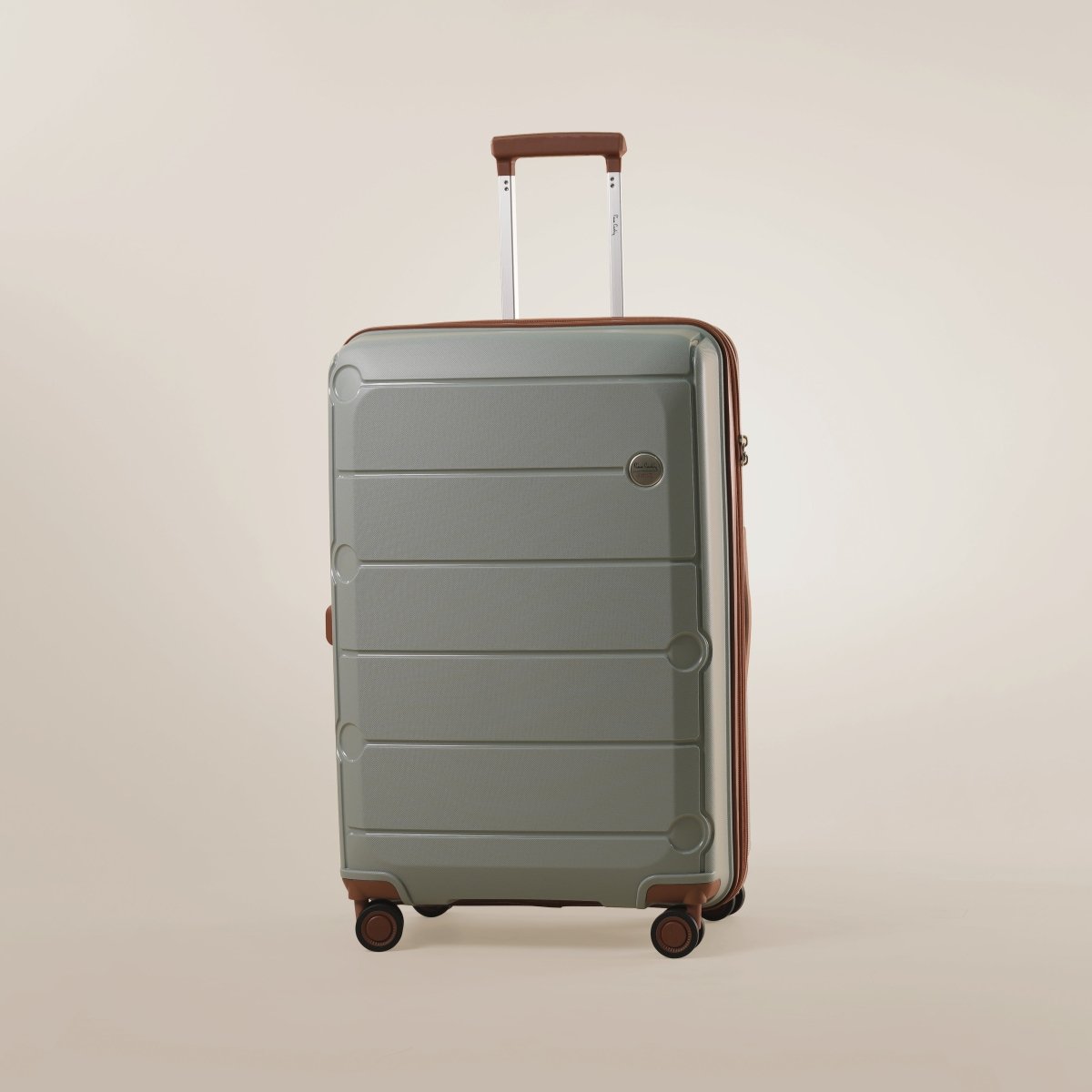 Signature Suitcase Trolley Set of 4, Silver - MOON - Luggage & Travel Accessories - Pierre Cardin