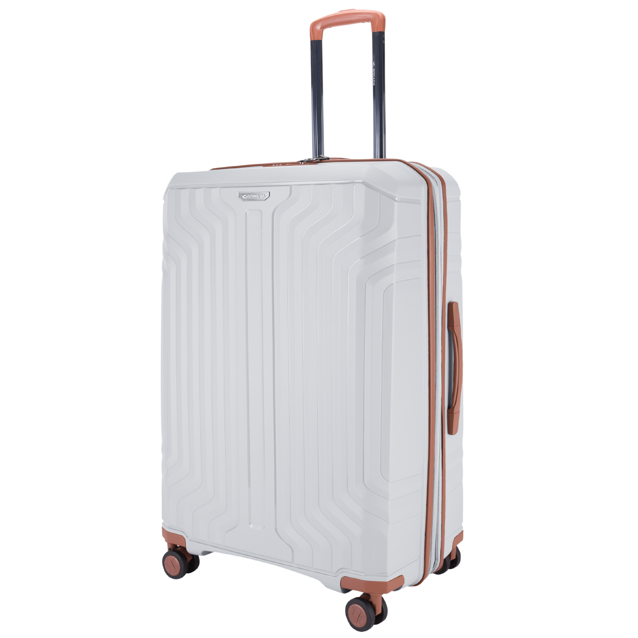 Sirius PP Hardcase Trolley Set of 4, Light Silver - MOON - Luggage & Travel Accessories - Sonada