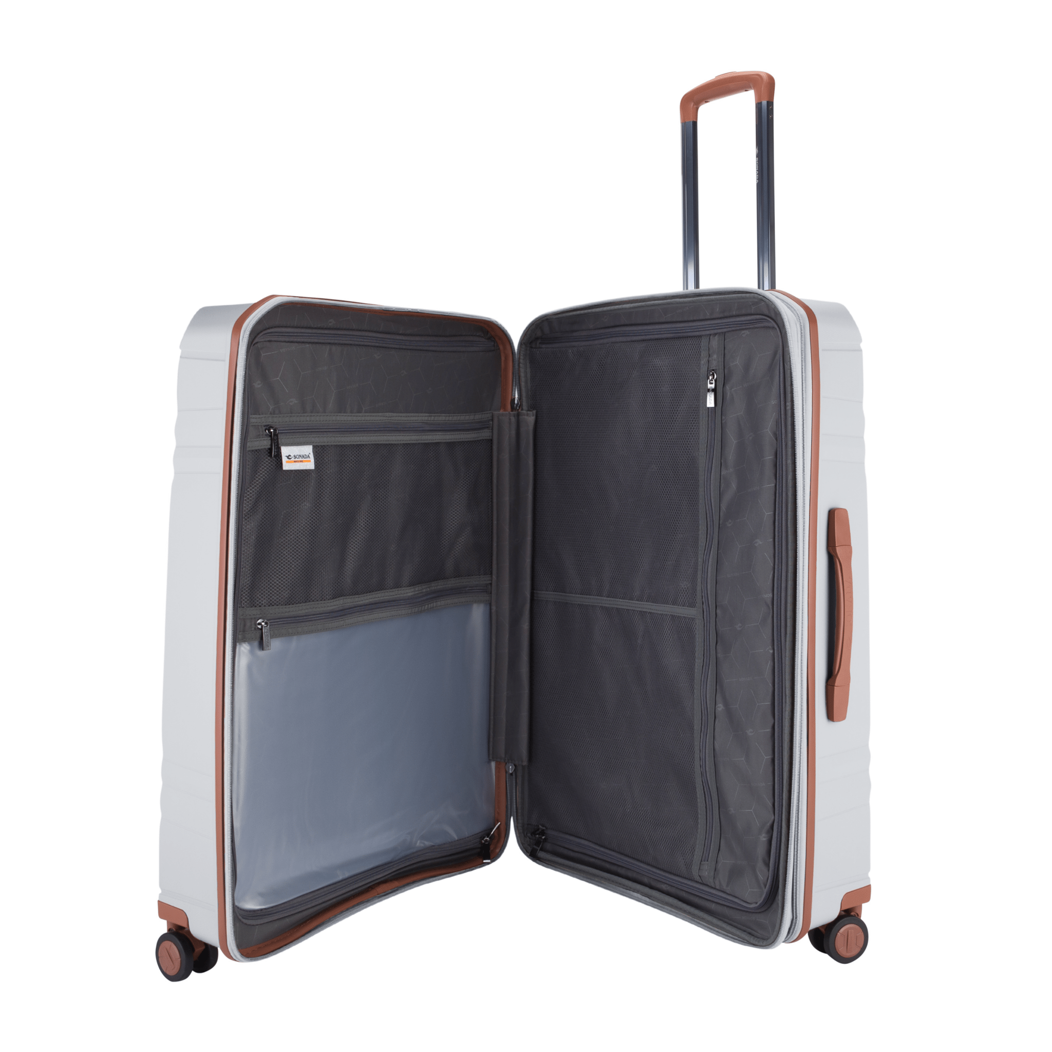 Sirius PP Hardcase Trolley Set of 4, Light Silver - MOON - Luggage & Travel Accessories - Sonada