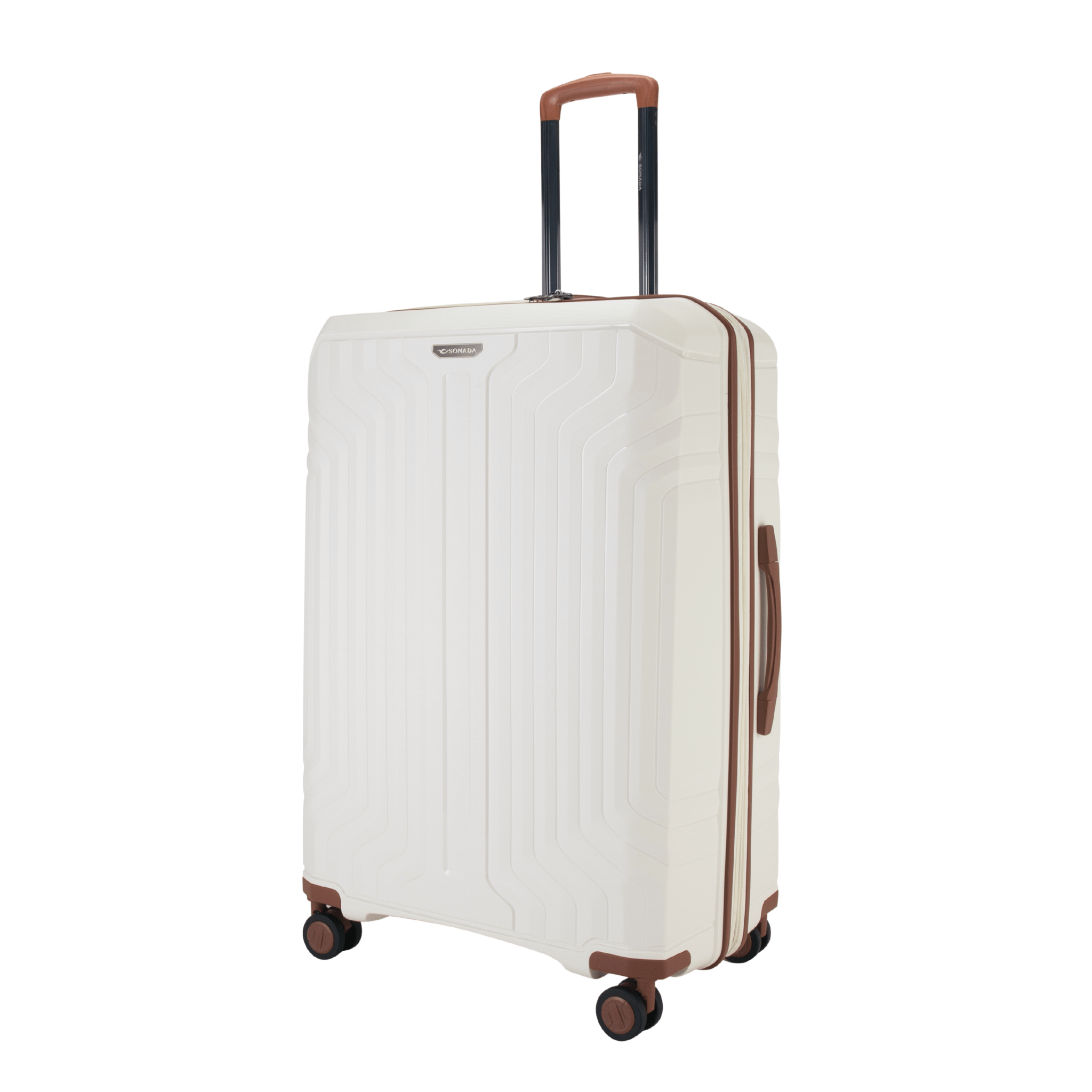 Sirius PP Hardcase Trolley Set of 4, Nature White - MOON - Luggage & Travel Accessories - Sonada