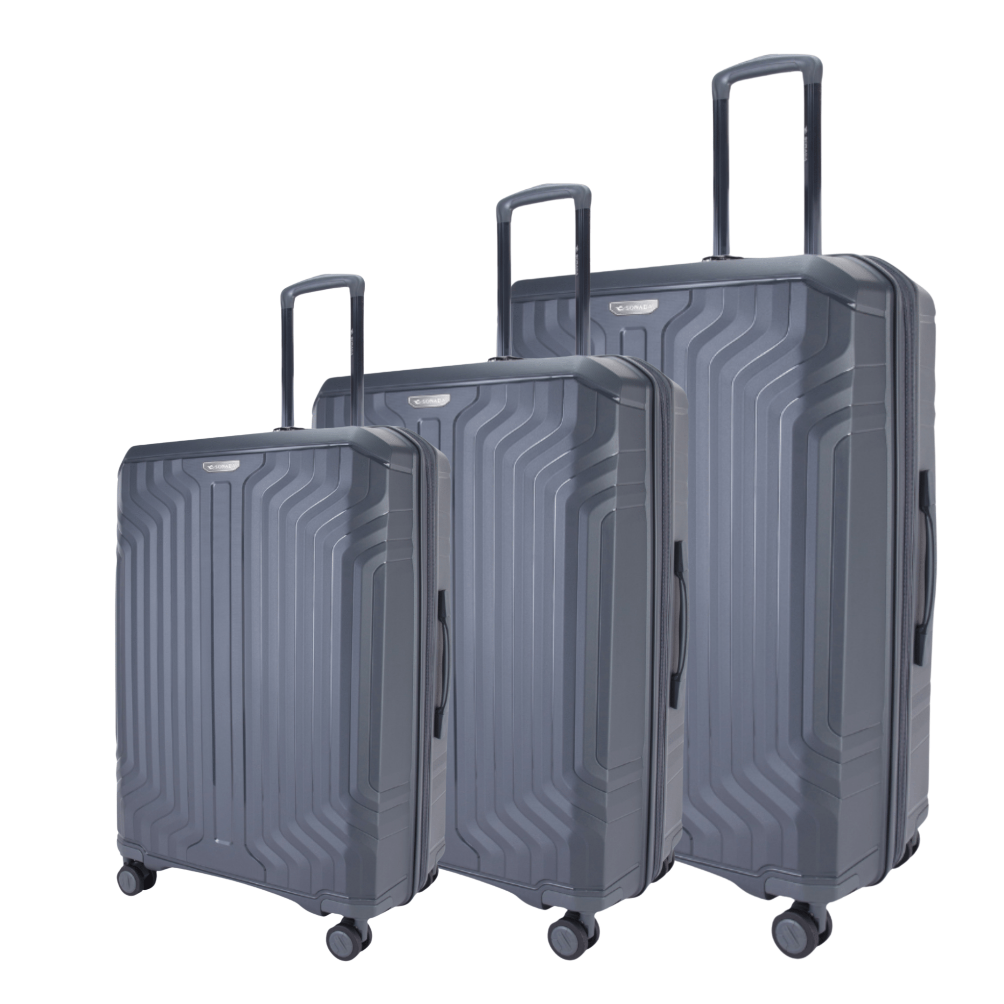 Sirius PP Hardcase Trolley Set of 4, Nature White - MOON - Luggage & Travel Accessories - Sonada