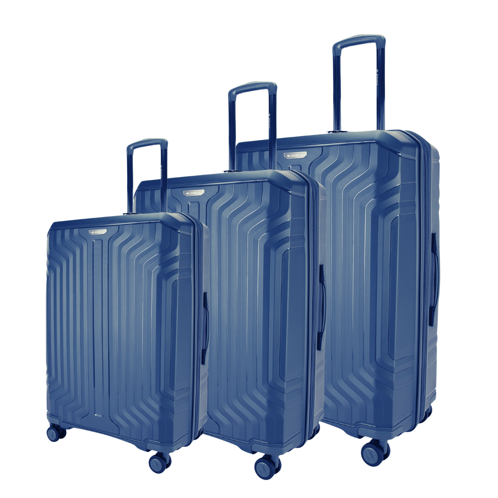 Sirius PP Hardcase Trolley Set of 4, Nature White - MOON - Luggage & Travel Accessories - Sonada