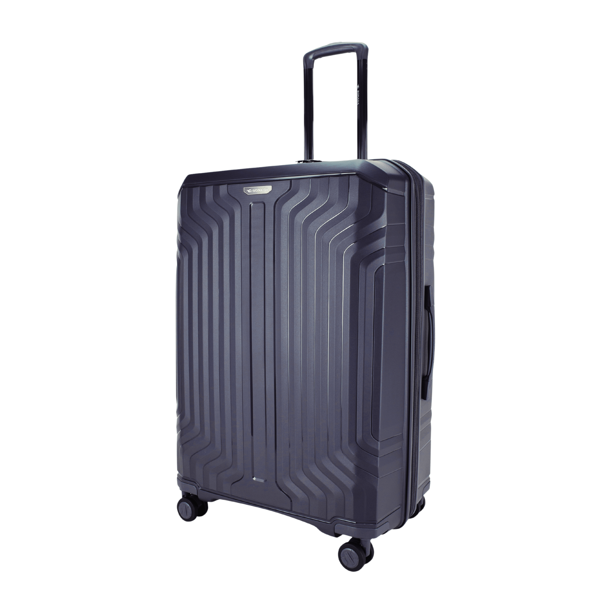 Sirius PP Hardcase Trolley Set of 4, Purple - MOON - Luggage & Travel Accessories - Sonada