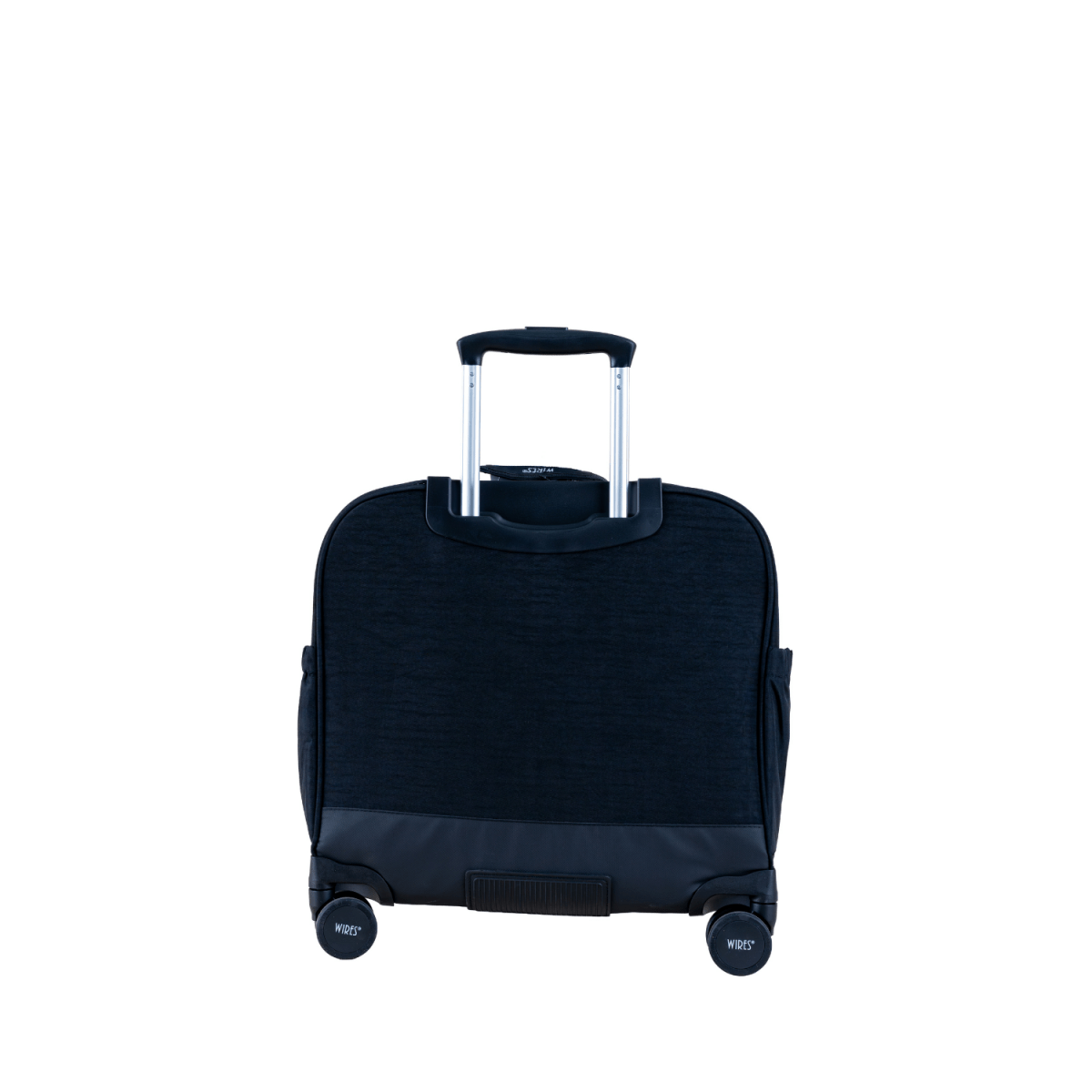 Solid Black 8 Wheels School Bag Trolley Set of 4(Lunch Bag & Pencil Case)+Lunch Box - MOON - Back 2 School - Wires