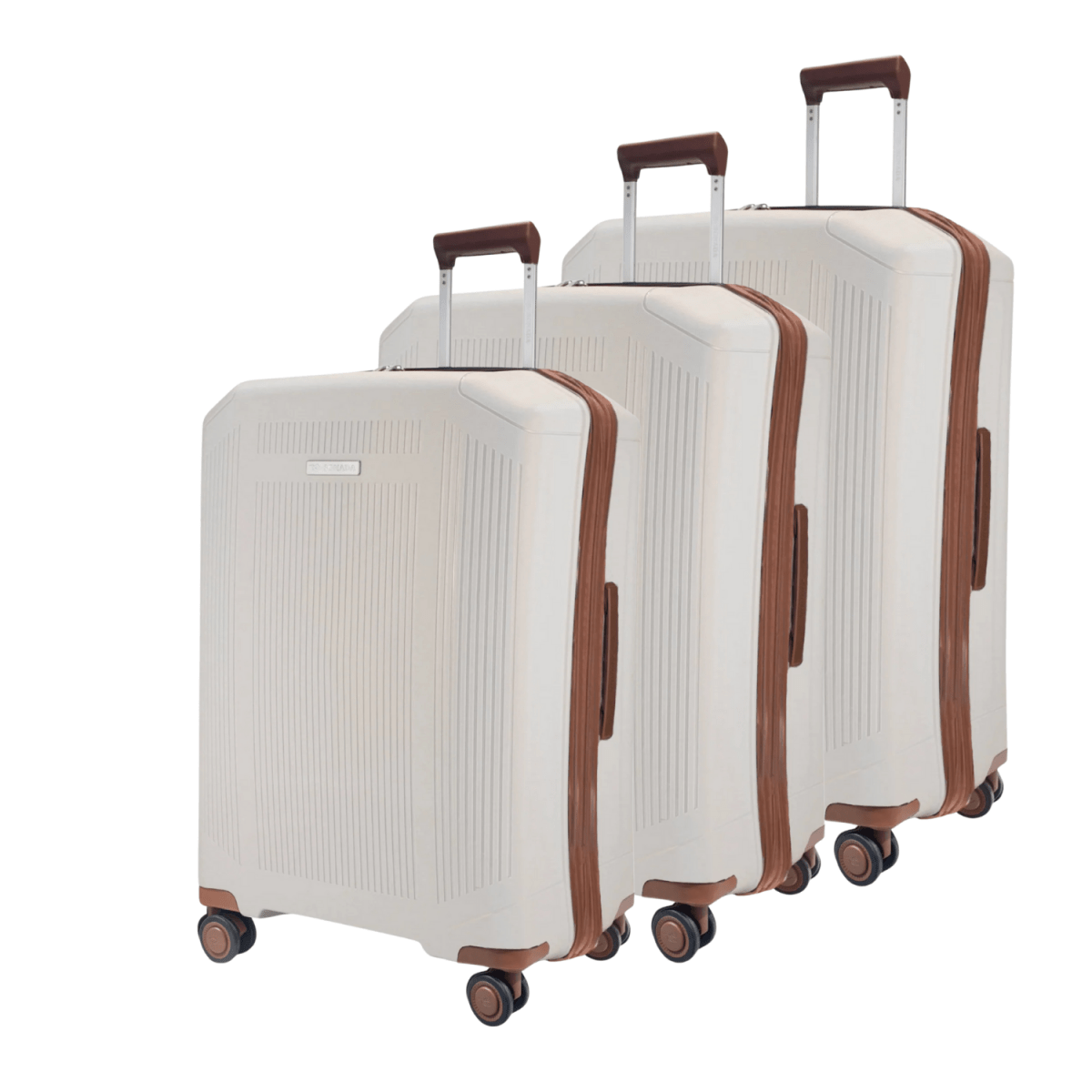 Sonada Milan Suitcases Trolley Set of 3 - Silver - MOON - Luggage & Travel Accessories - Sonada