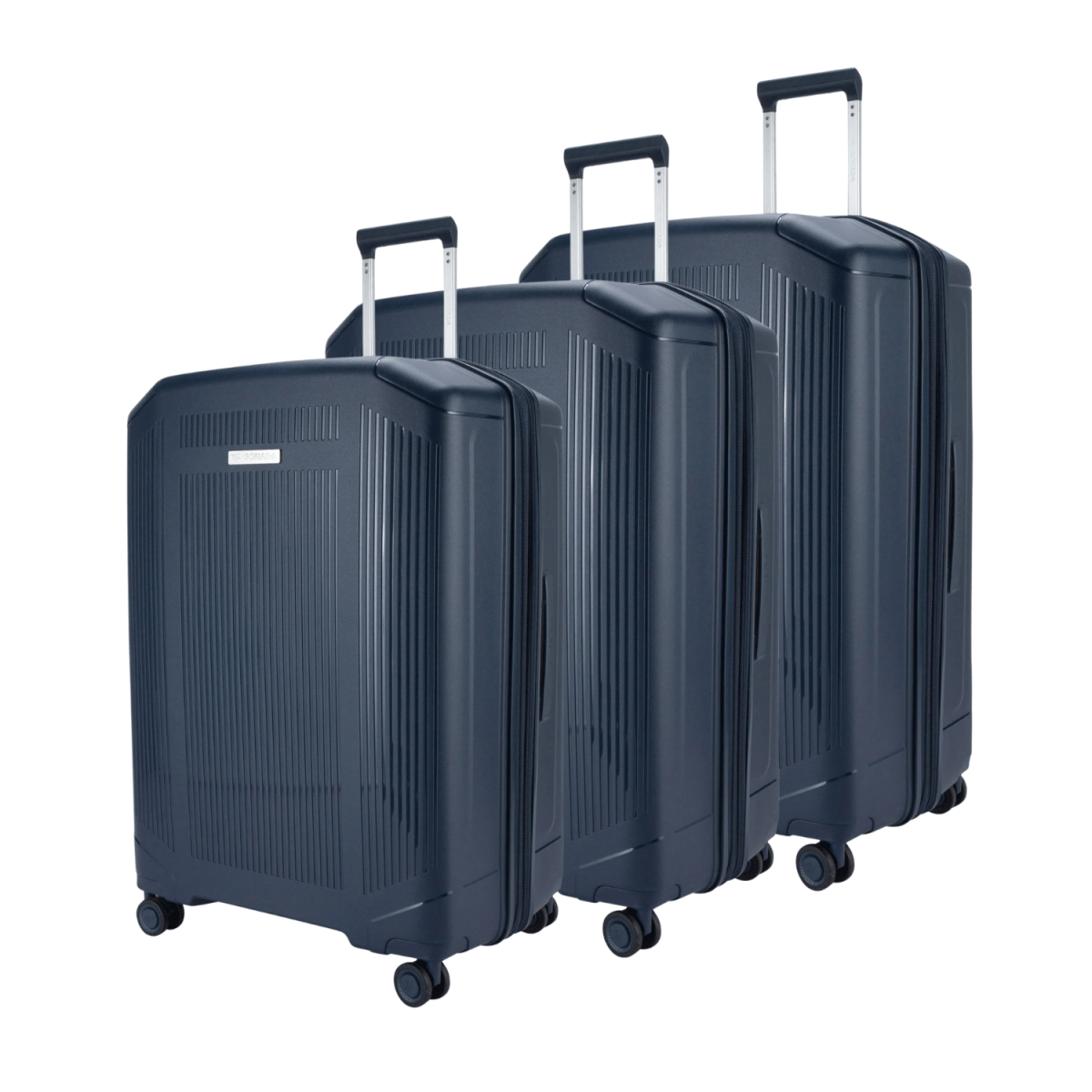 Sonada Milan Suitcases Trolley Set of 3 - Silver - MOON - Luggage & Travel Accessories - Sonada
