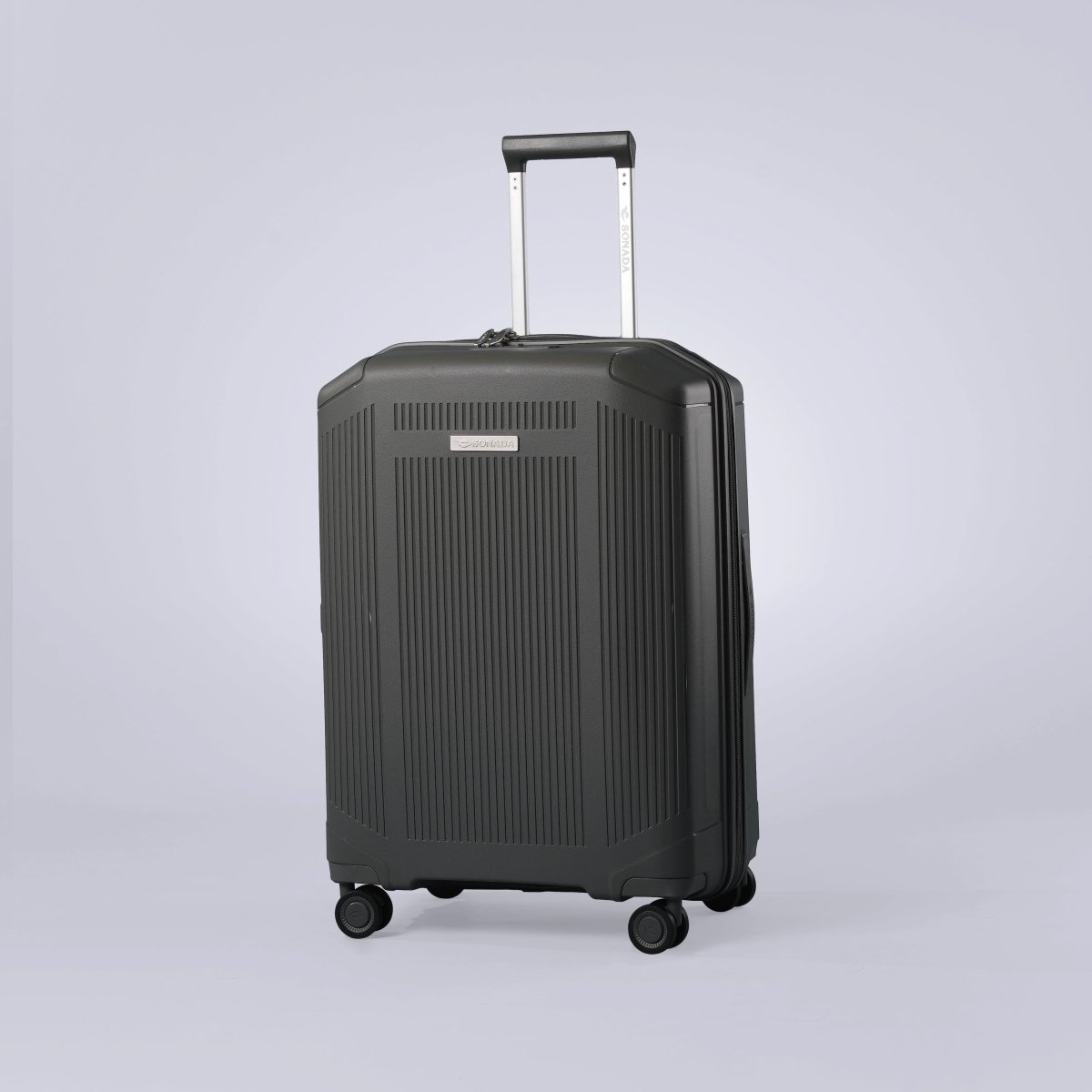 Sonada Milan Suitcases Trolley Set of 4, Dark Grey - MOON - Luggage & Travel Accessories - Sonada