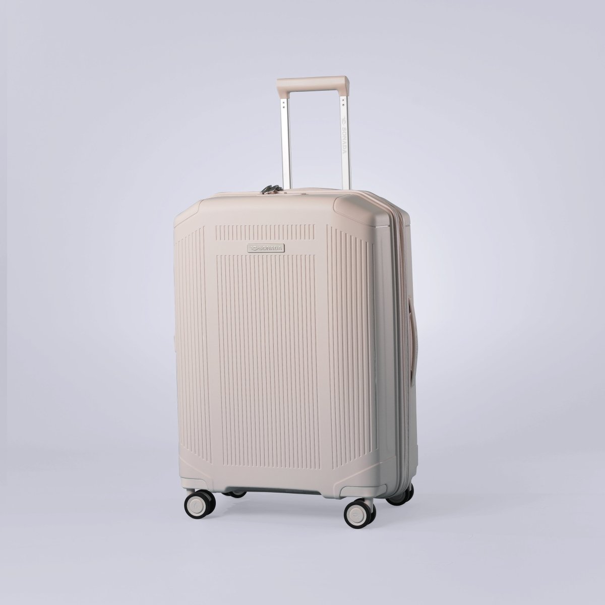 Sonada Milan Suitcases Trolley Set of 4, Soft Pink - MOON - Luggage & Travel Accessories - Sonada