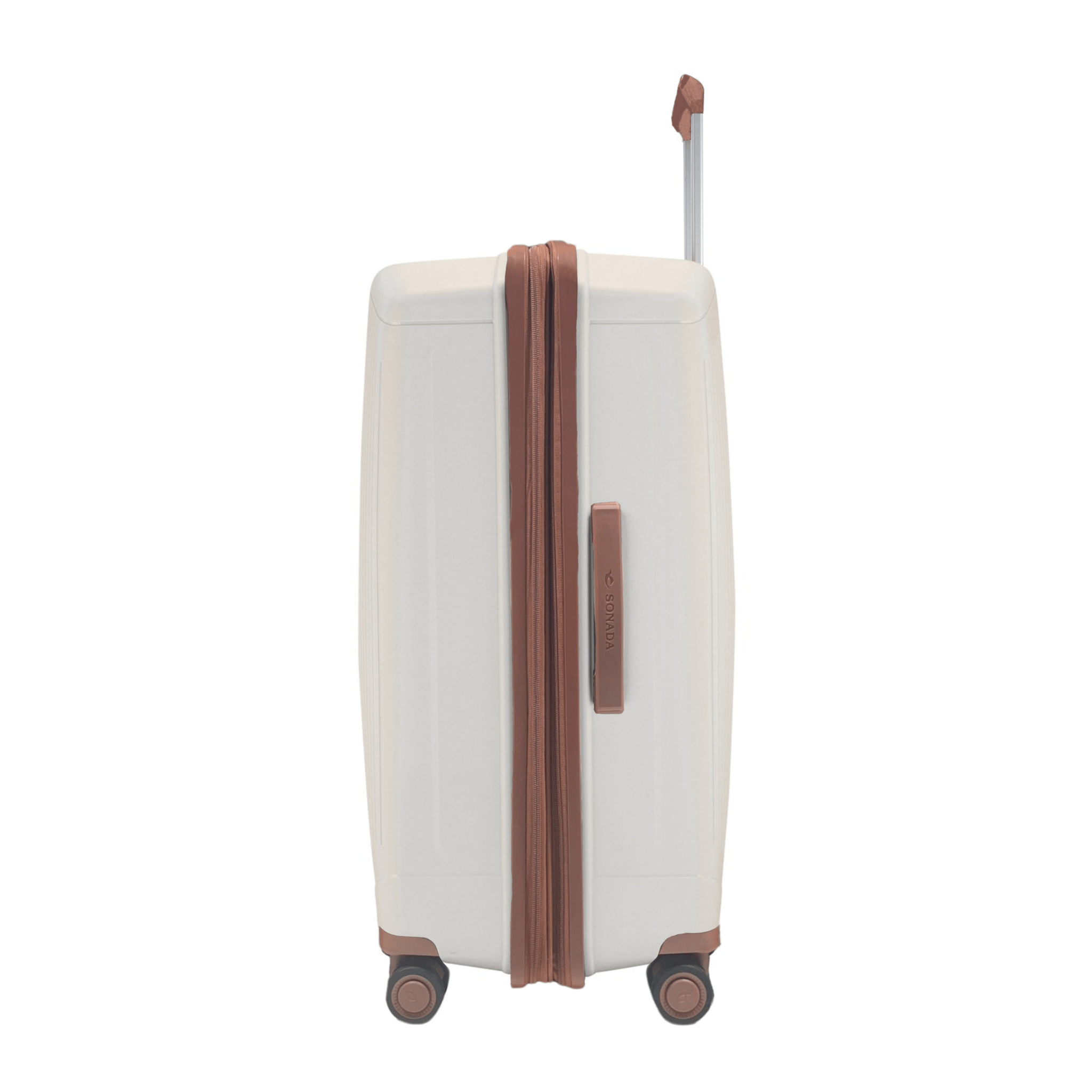 Sonada Milan Suitcases Trolley Set of 4, White - MOON - Luggage & Travel Accessories - Sonada
