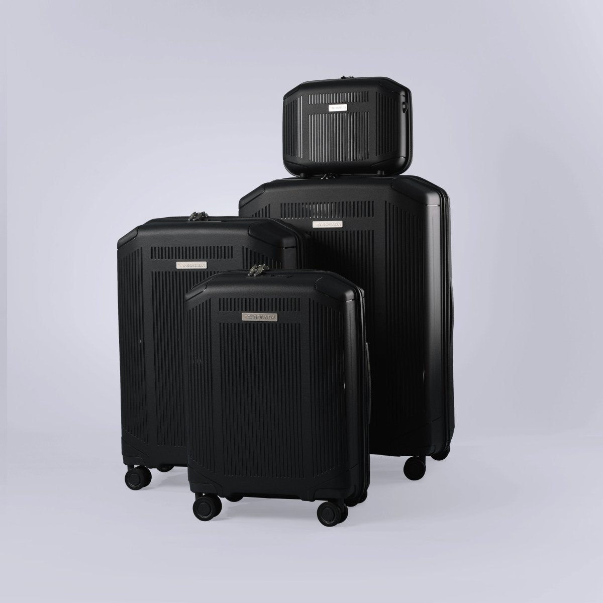 Sonada Milan Suitcases Trolley Set of 4, Yellow - MOON - Luggage & Travel Accessories - Sonada