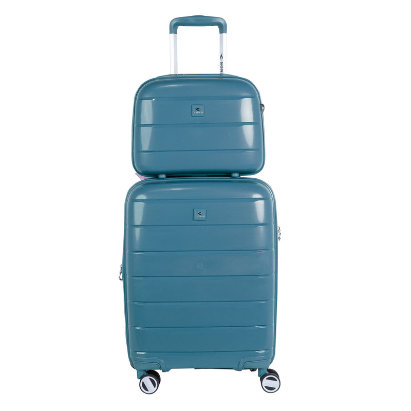 Sonada Moonlight Unbreakable Suitcase Set of 4-New Blue - MOON - Luggage & Travel Accessories - Sonada - Sonada Moonlight Unbreakable Suitcase Set of 4-New Blue - Blue - Luggage set - 5