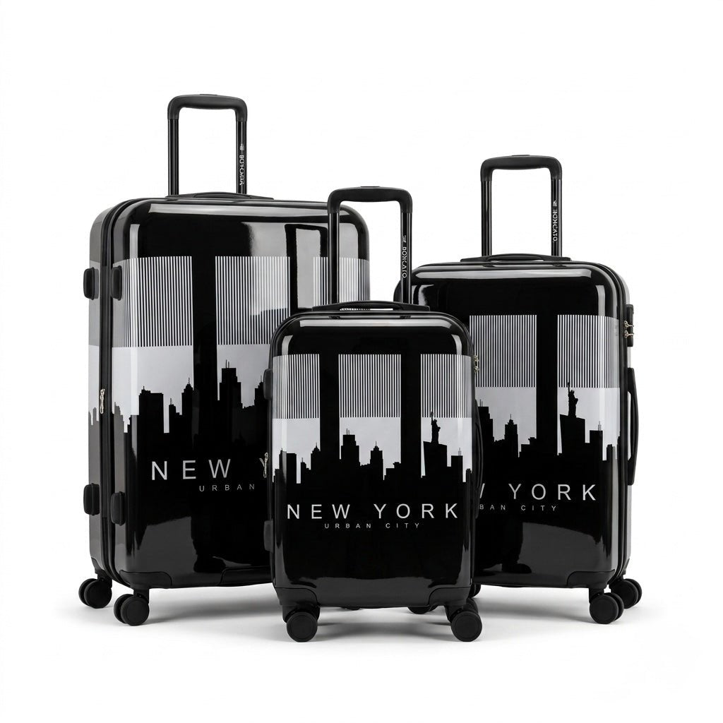Sonada New York Collection Luggage Set of 3 - MOON - Luggage - Sonada