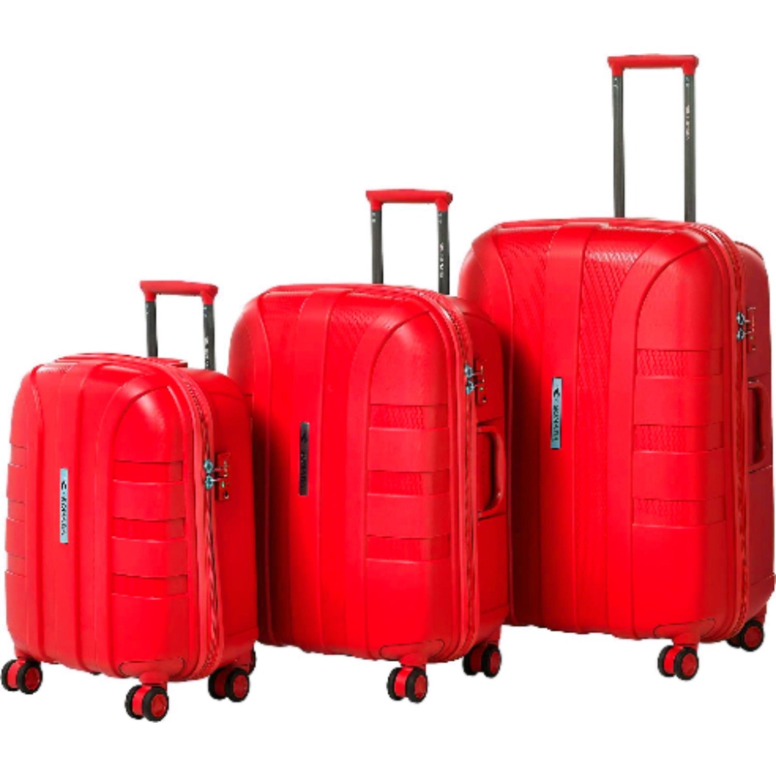 Sonada Santiago Collection Suitcase Set of 3-Red - MOON - Luggage & Travel Accessories - Sonada - Sonada Santiago Collection Suitcase Set of 3-Red - Luggage set - 1