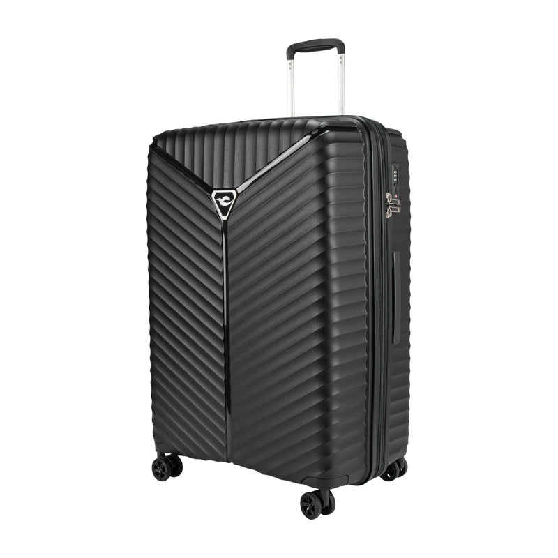 Sonada Turin Collection,Unbreakable Set of 3 + Beauty Case - Black - MOON - Luggage & Travel Accessories - Sonada - Sonada Turin Collection,Unbreakable Set of 3 + Beauty Case - Black - Luggage set - 2