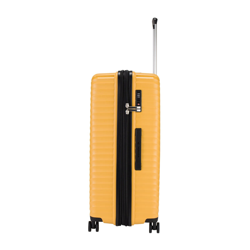 Sonada Turin Collection,Unbreakable Set of 3 + Beauty Case - Gold Orange - MOON - Luggage & Travel Accessories - Sonada - Sonada Turin Collection,Unbreakable Set of 3 + Beauty Case - Gold Orange - Luggage Set - 3