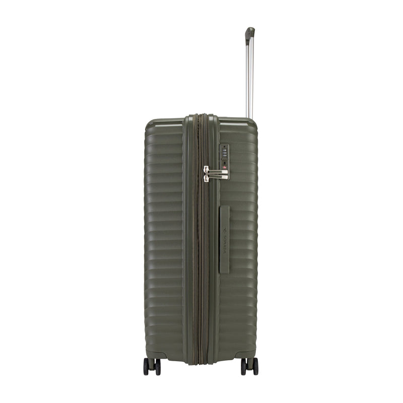 Sonada Turin Collection,Unbreakable Set of 3 + Beauty Case - Olive - MOON - Luggage & Travel Accessories - Sonada - Sonada Turin Collection,Unbreakable Set of 3 + Beauty Case - Olive - Luggage Set - 3