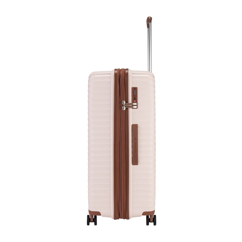 Sonada Turin Collection,Unbreakable Set of 3 + Beauty Case - Soft Pink - MOON - Luggage & Travel Accessories - Sonada - Sonada Turin Collection,Unbreakable Set of 3 + Beauty Case - Soft Pink - Luggage Set - 3