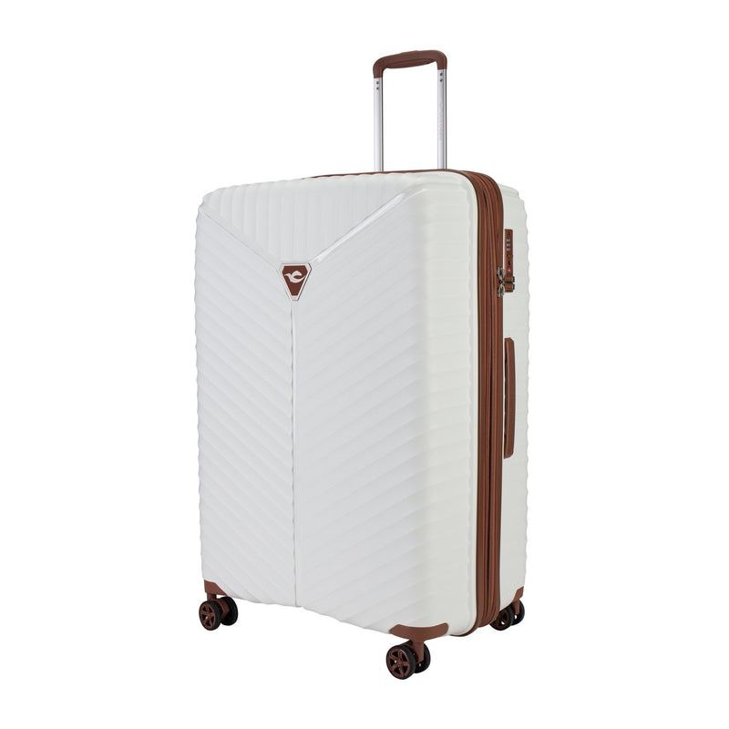 Sonada Turin Collection,Unbreakable Set of 3 + Beauty Case - White - MOON - Luggage & Travel Accessories - Sonada - Sonada Turin Collection,Unbreakable Set of 3 + Beauty Case - White - Luggage Set - 2