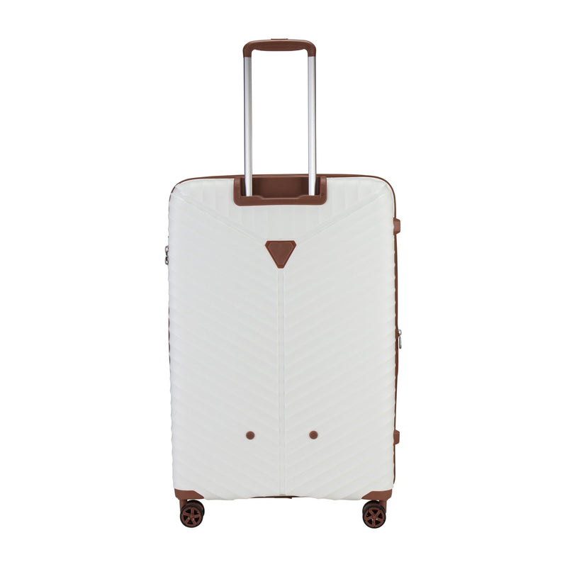 Sonada Turin Collection,Unbreakable Set of 3 + Beauty Case - White - MOON - Luggage & Travel Accessories - Sonada - Sonada Turin Collection,Unbreakable Set of 3 + Beauty Case - White - Luggage Set - 4
