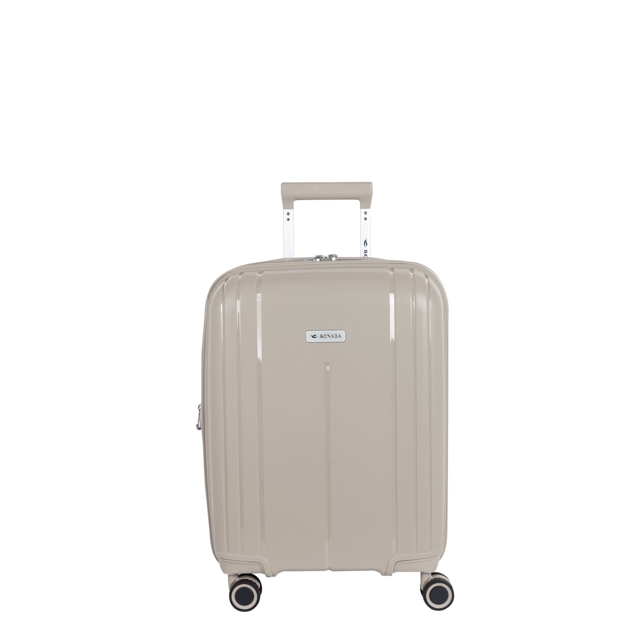 Sonada Upright Trolley Set of 4-Nature White - MOON - Luggage & Travel Accessories - Sonada - Sonada Upright Trolley Set of 4-Nature White - Nature White - Luggage set - 2