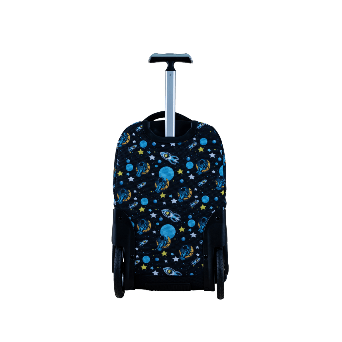 Space Big Wheel School Bag Trolley Set of 3 (Lunch Bag & Pencil Case) - MOON - Back 2 School - Wires