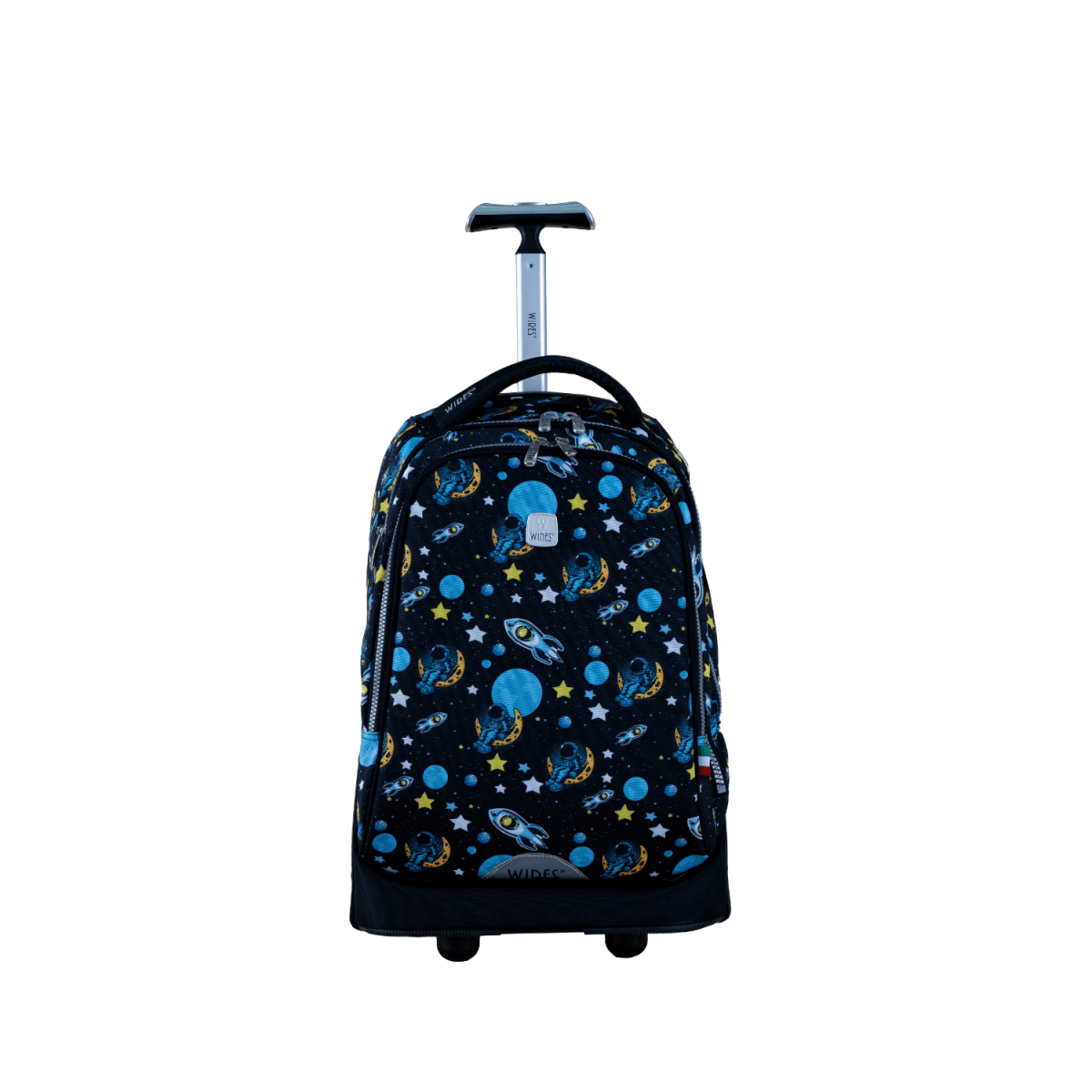 Space Big Wheel School Bag Trolley Set of 3 (Lunch Bag & Pencil Case) - MOON - Back 2 School - Wires
