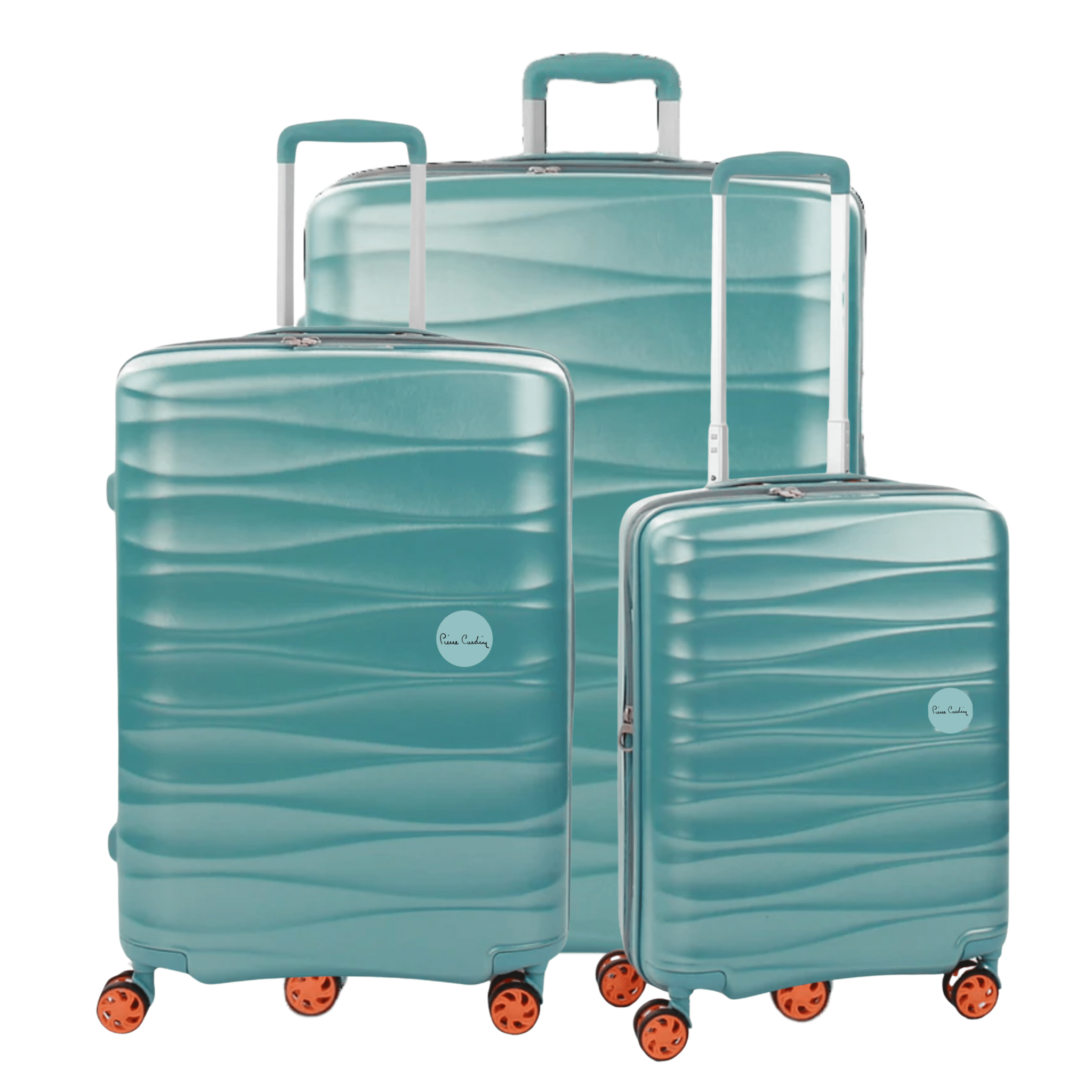 Stella Suitcase Set of 3 - Turqouise - MOON - Luggage & Travel Accessories - Pierre Cardin