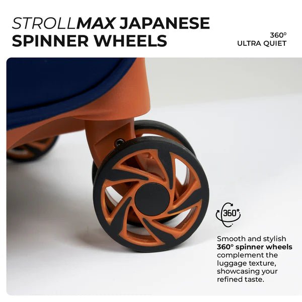 Swansea Suitcase Set of 3 - Navy - MOON - Luggage & Travel Accessories - Verage