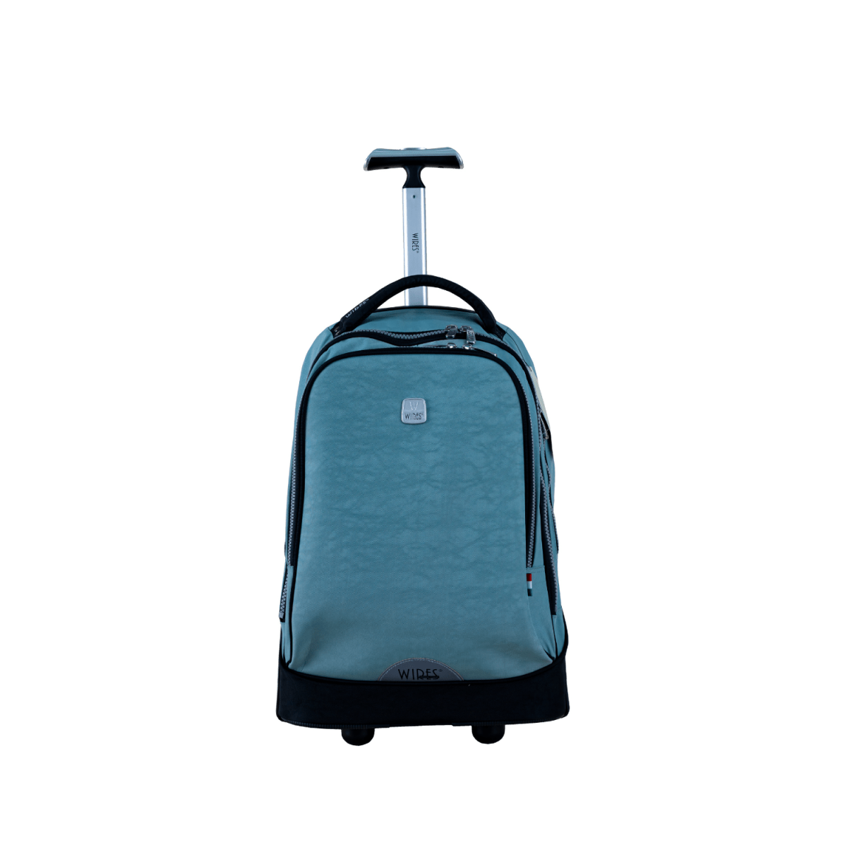 Teal Big Wheel School Bag Trolley Set of 3 (Lunch Bag & Pencil Case) - MOON - Back 2 School - Wires