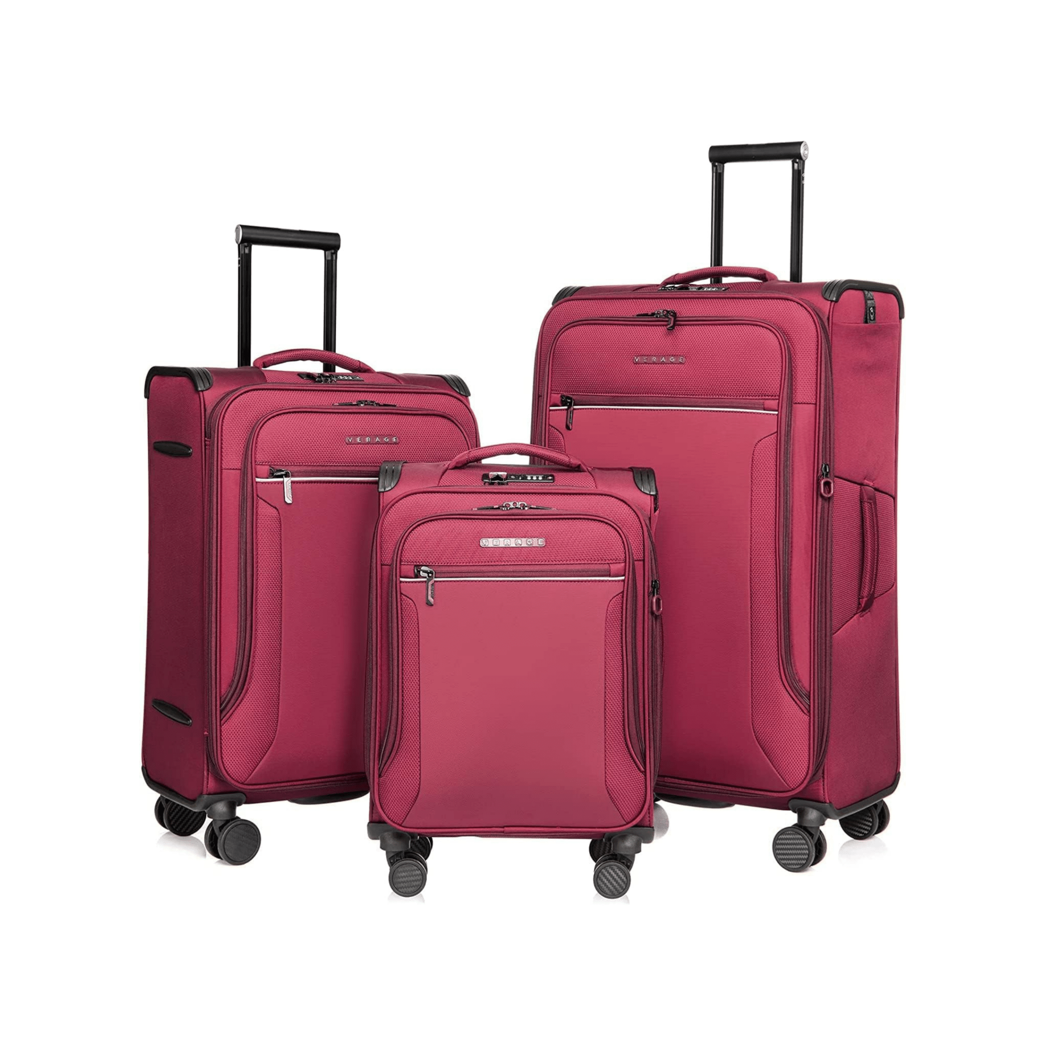 Toledo Suitcase Set Of 3 - Red - MOON - Luggage - Verage