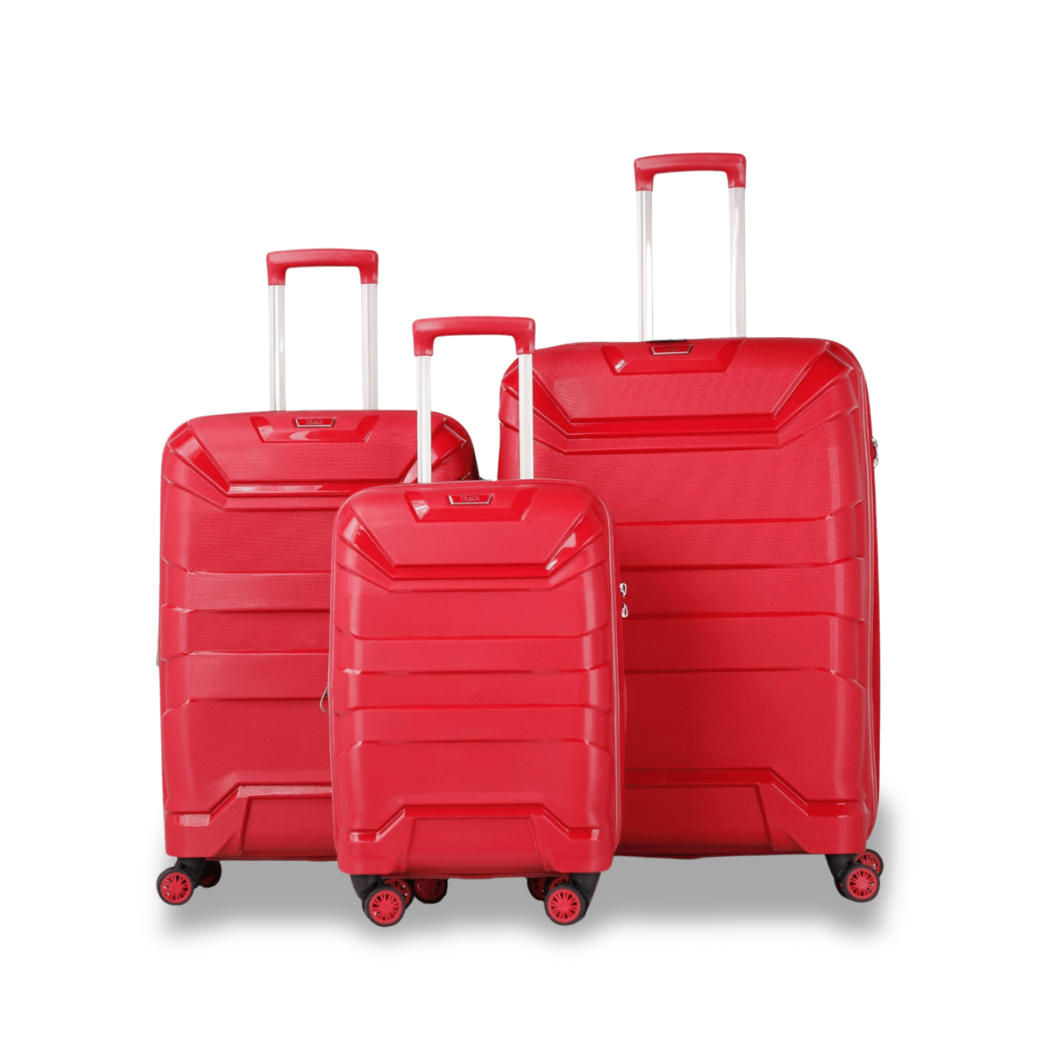 Track HardSuitcase Hamilton Collection Red Set of 3 - MOON - Luggage & Travel Accessories - Track