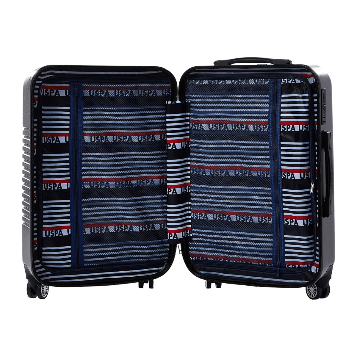 U.S POLO ASSN Hardsuitcase Large Black - MOON - Luggage & Travel Accessories - US POLO