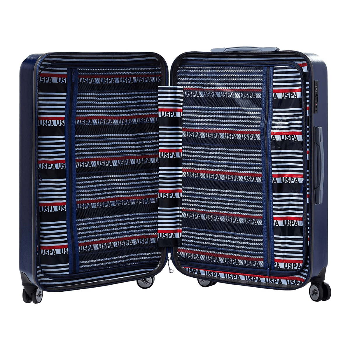 U.S POLO ASSN Hardsuitcase Set of 3 - Navy - MOON - Luggage & Travel Accessories - US POLO