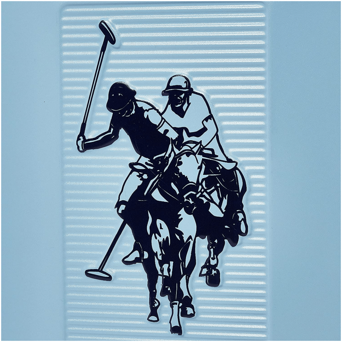 U.S POLO ASSN Hardsuitcase Set of 3 - Sky Blue - MOON - Luggage & Travel Accessories - US POLO