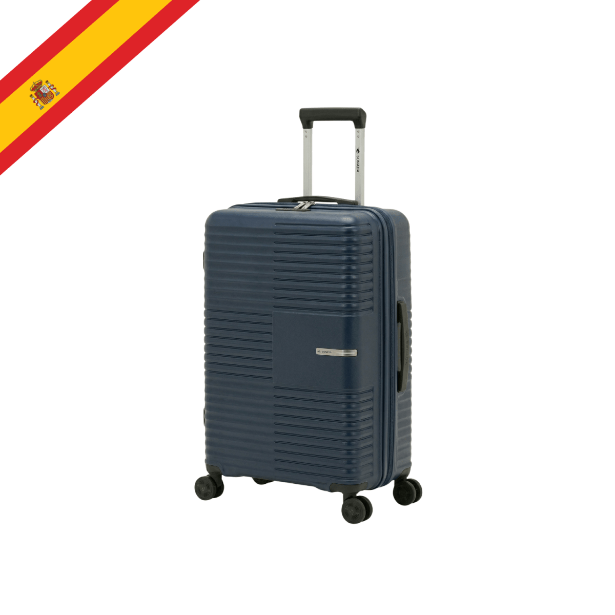Valencia Hardside Luggage Set of 3 in Blueberry - MOON - Luggage - Sonada