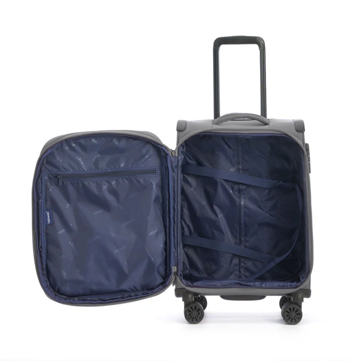 Verage Softcase Trolley Cabin Grey - MOON - Luggage & Travel Accessories - Verage