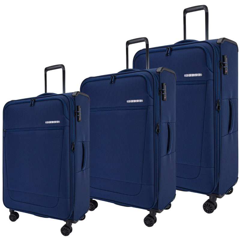 Verage Softcase Trolly-GM22001W Black - MOON - Luggage & Travel Accessories - Verage - Verage Softcase Trolly-GM22001W Black - Navy - Luggage set - 6