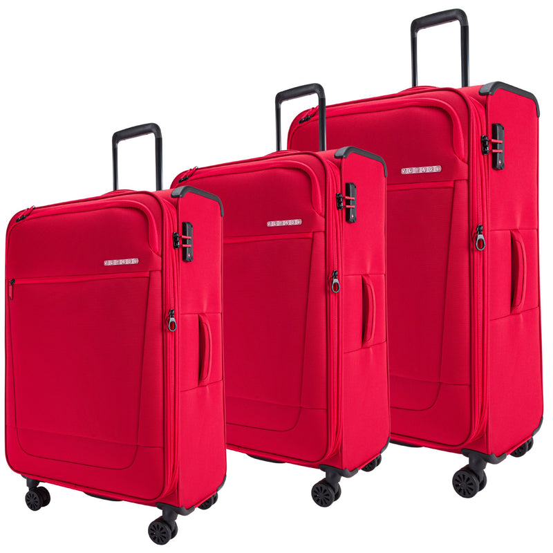 Verage Softcase Trolly-GM22001W Black - MOON - Luggage & Travel Accessories - Verage - Verage Softcase Trolly-GM22001W Black - Red - Luggage set - 7