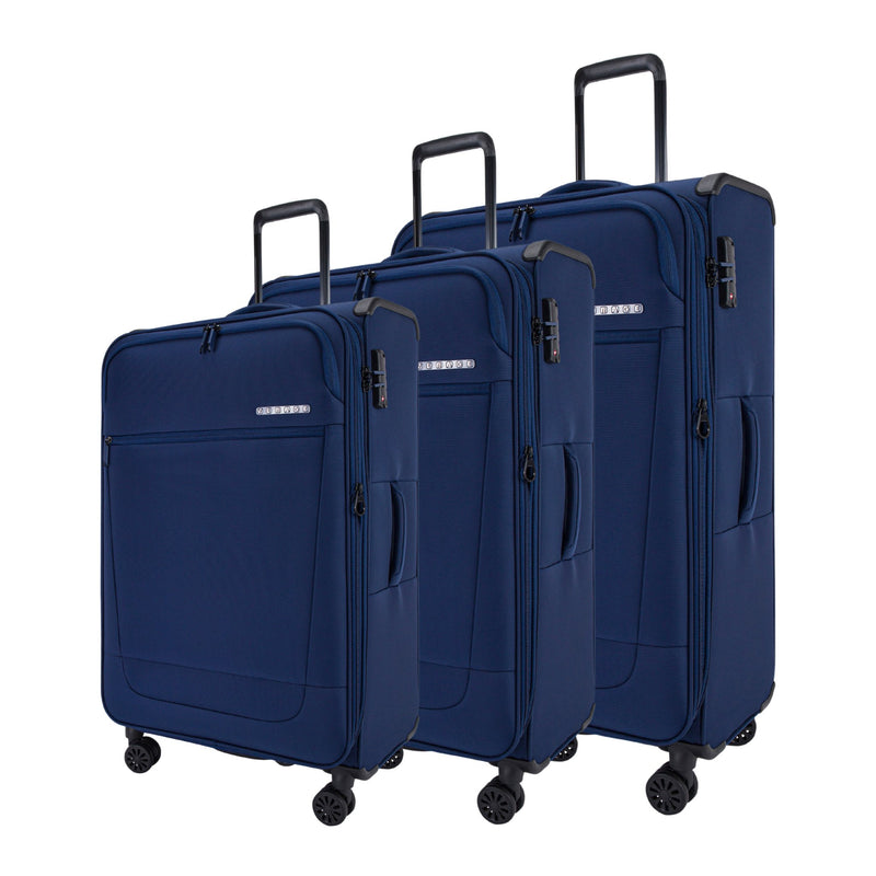 Verage Softcase Trolly-GM22001W Navy - MOON - Luggage & Travel Accessories - Verage - Verage Softcase Trolly-GM22001W Navy - Luggage set - 1