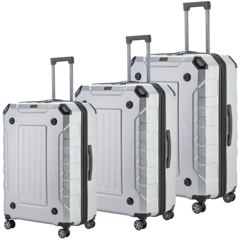 Verage Upright Collection Black Set Of 3 - MOON - Luggage & Travel Accessories - Verage - Verage Upright Collection Black Set Of 3 - Silver - Luggage set - 6