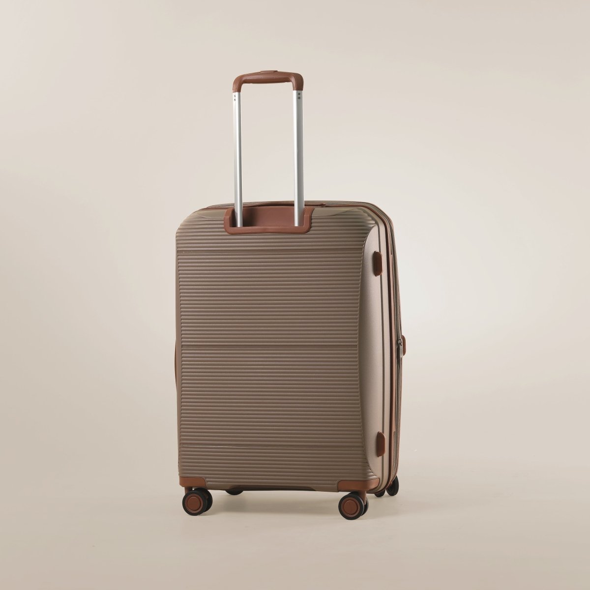 Vienna Suitcase, Unbreakable Set of 3 + Beauty Case - Champagne - MOON - Luggage & Travel Accessories - Pierre Cardin